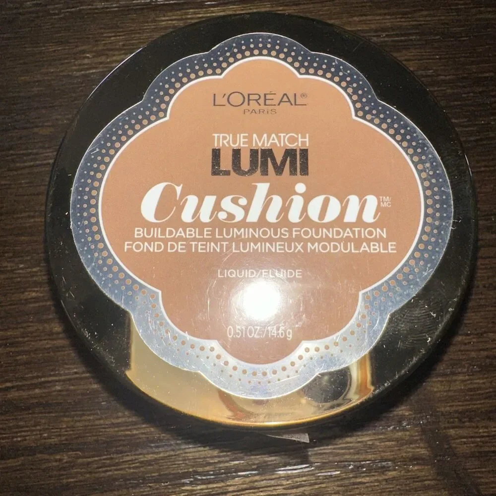 L'Oreal True Match Lumi Cushion Foundation C8 Cocoa Dewy Liquid Makeup Full Size